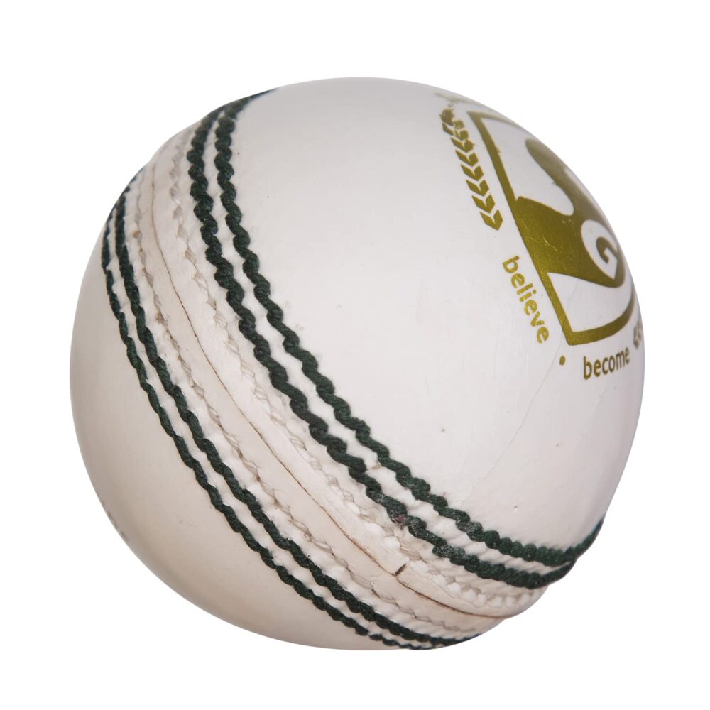 SG Shield 30 Cricket Ball White - Image 3