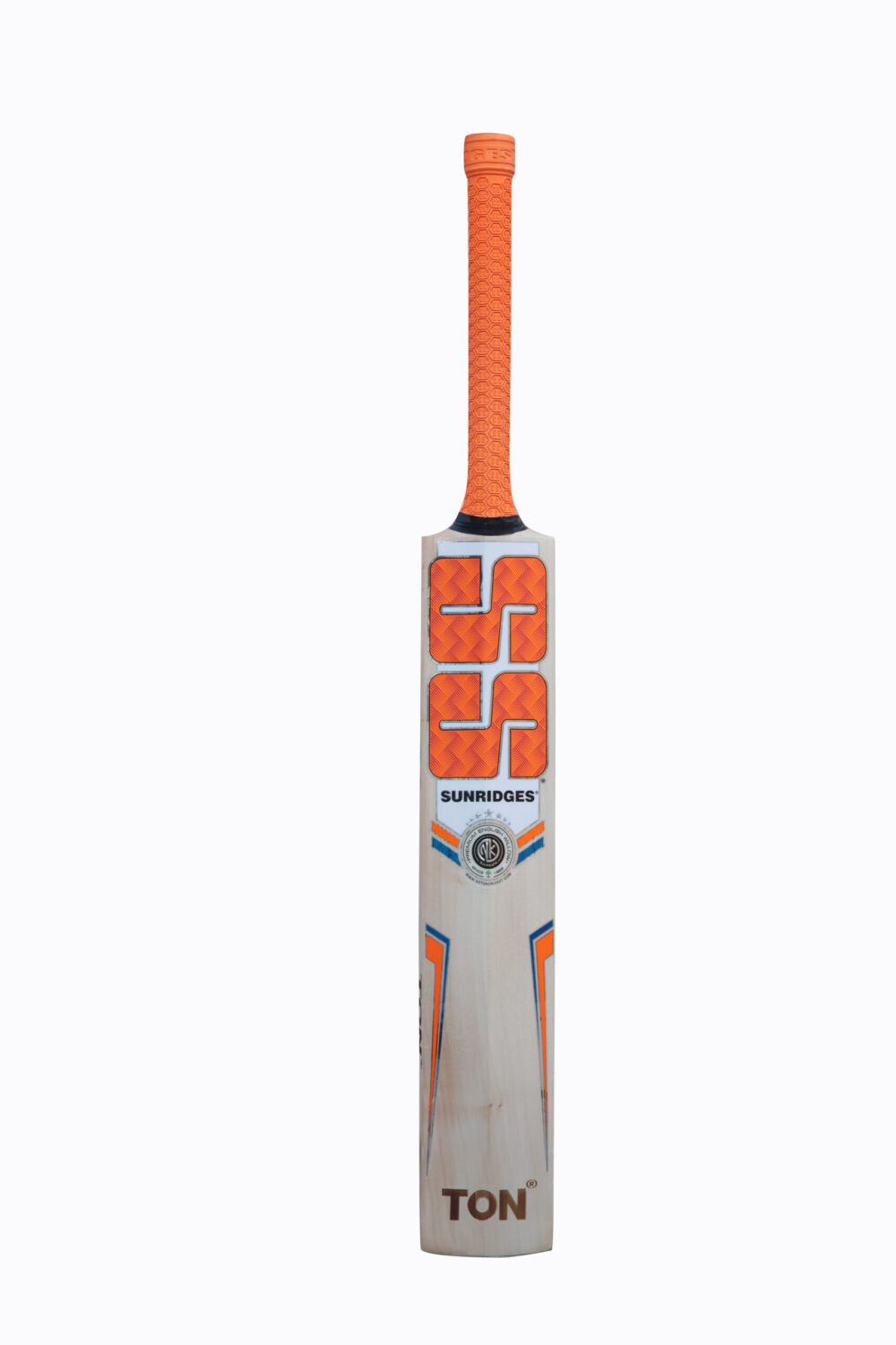SS Orange English Willow Cricket Bat SH - Image 3
